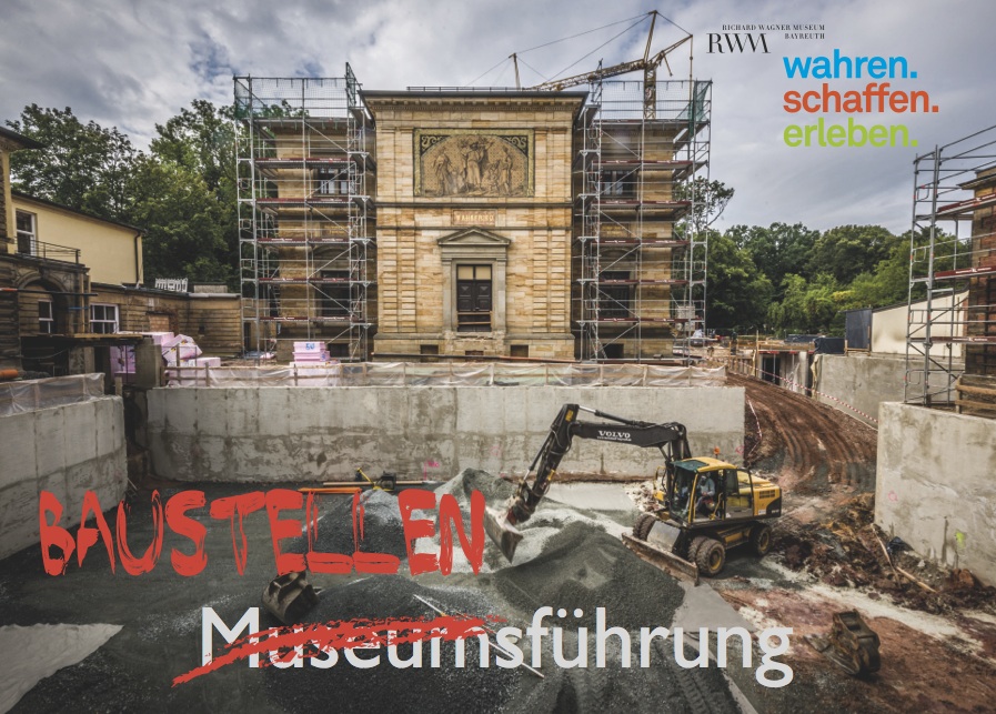 Baustelle schauen: Täglich gibt es Führungen am Richard Wagner Museum.