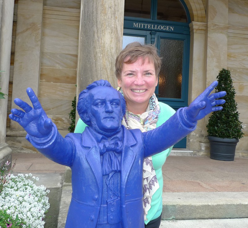 Heike Maria Preuß liebt Wagner - darum erfüllte sich für die Berlinerin auch ein Traum, als sie als Souffleuse in Bayreuth engagiert wurde. (Foto: ek)