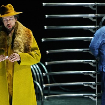 Fieser Staatsmann: Georg Zeppenfeld als Marke in Tristan und Isolde. Foto: Enrico Nawrath, Bayreuther Festspiele.