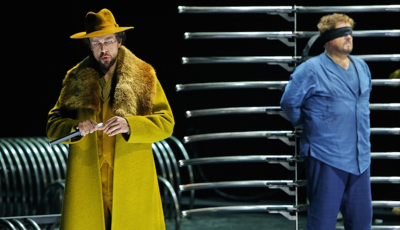 Fieser Staatsmann: Georg Zeppenfeld als Marke in Tristan und Isolde. Foto: Enrico Nawrath, Bayreuther Festspiele.