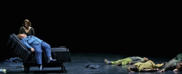 Schlussszene von "Tristan und Isolde" 2015 bei den Bayreuther Festspielen. © Enrico Nawrath/Bayreuther Festspiele