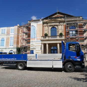 Beginn der Sanierung des Bayreuther Festspielhauses. © R. Ehm-Klier/festspieleblog.de