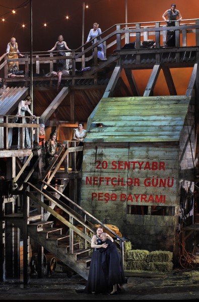 Walküren-Ritt im Ring des Nibelungen bei den Bayreuther Festspielen 2015. © Enrico Nawrath/Bayreuther Festspiele