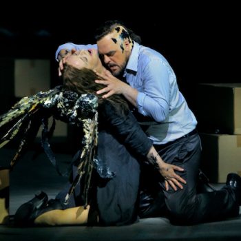 Endlich Emotionen im Holländer: Ricarda Merbeth und Thomas J. Mayer. © Enrico Nawrath/Bayreuther Festspiele