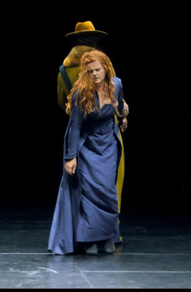 Petra Lang als neue Isolde von Bayreuth. Hier die Schlussszene. © Enrico Nawrath/Bayreuther Festspiele