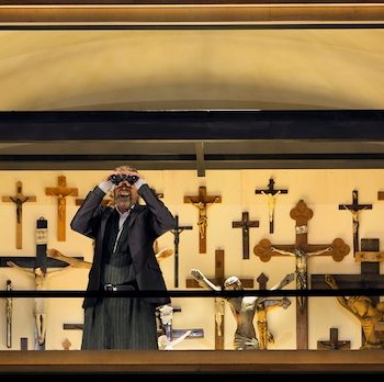 Gerd Grochowski als Klingsor in Parsifal, 2016 bei den Bayreuther Festspielen. © Enrico Nawrath/Bayreuther Festspiele