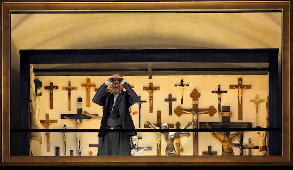 Gerd Grochowski als Klingsor in Parsifal, 2016 bei den Bayreuther Festspielen. © Enrico Nawrath/Bayreuther Festspiele