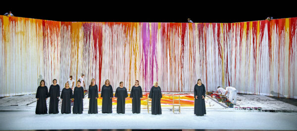 Die Walküre; Gestaltet von Aktionskünstler Hermann Nitsch ; Bayreuther Festspiele 2021; Photo ©Enrico Nawrath