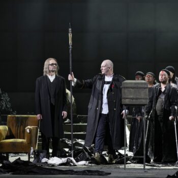 Gralszszene Parsifal in Linz, Premiere war am 12. März 2022