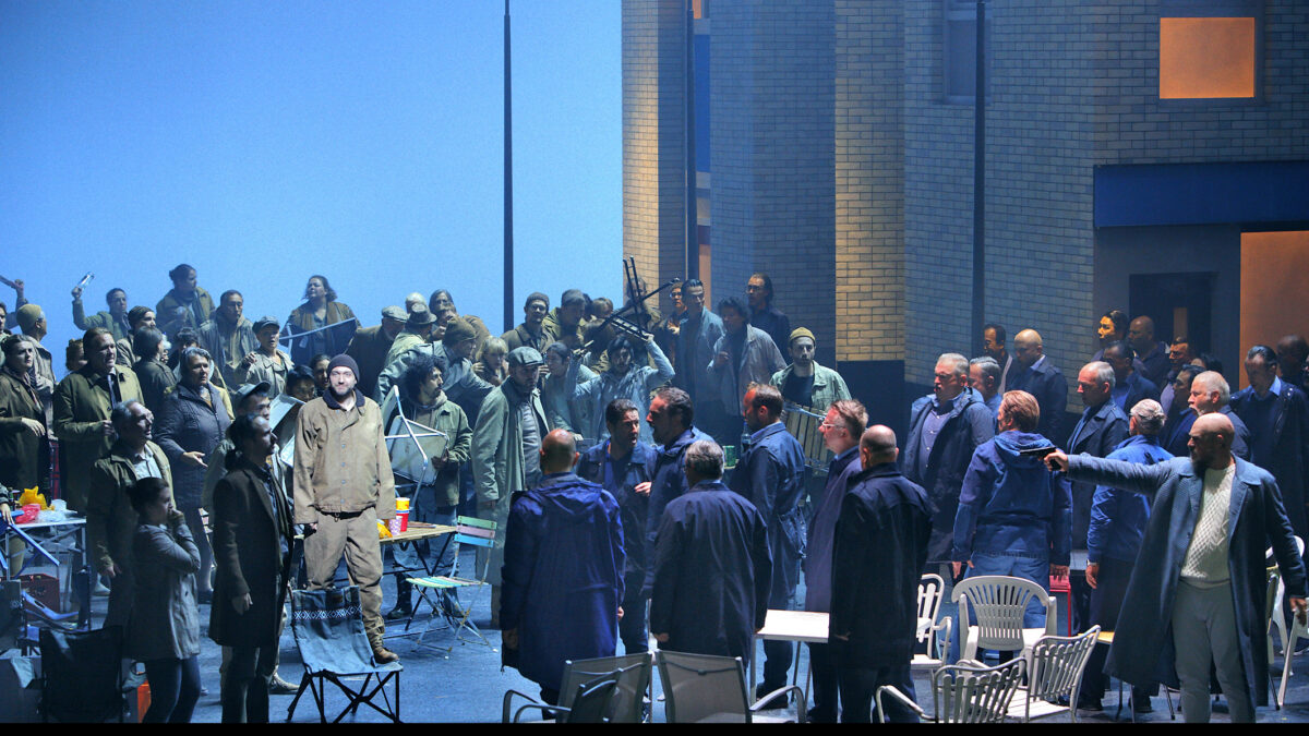 Szene von "Der fliegende Holländer", Bayreuther Festspiele 2022