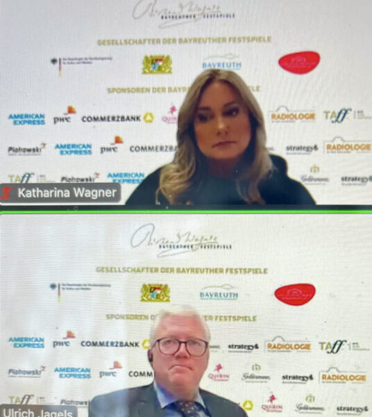 Pressekonferenz vor der Eröffnung der Bayreuther Festspiele am 24. Juli 2023