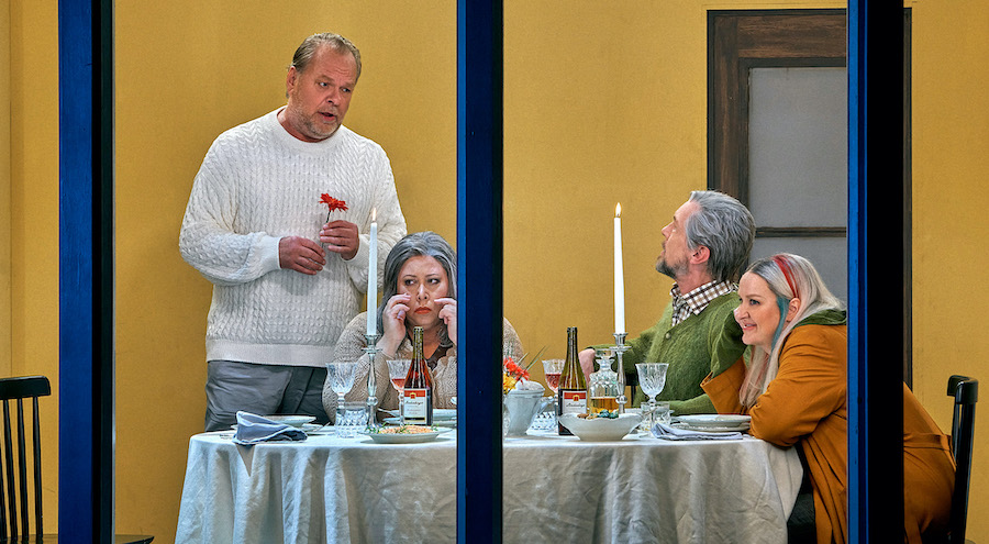 Der fliegende Holländer, im haus von Daland.